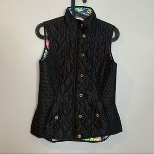 Lily Pulitzer | black vest